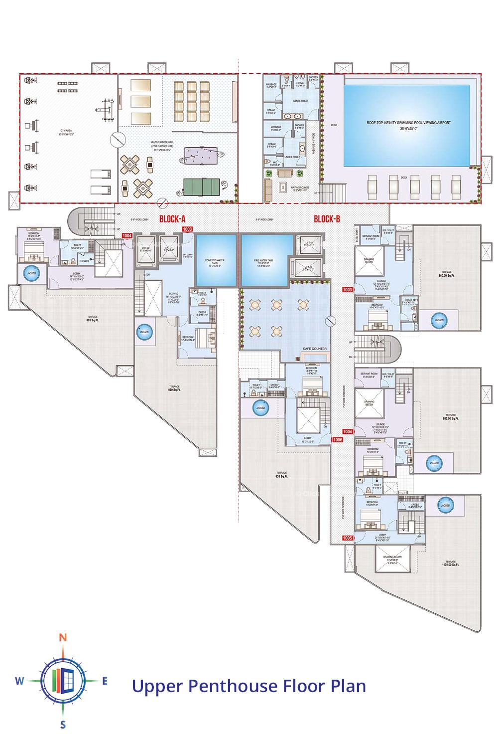 Shivgyan Casa Prime Upper Penthouse Floor Plan