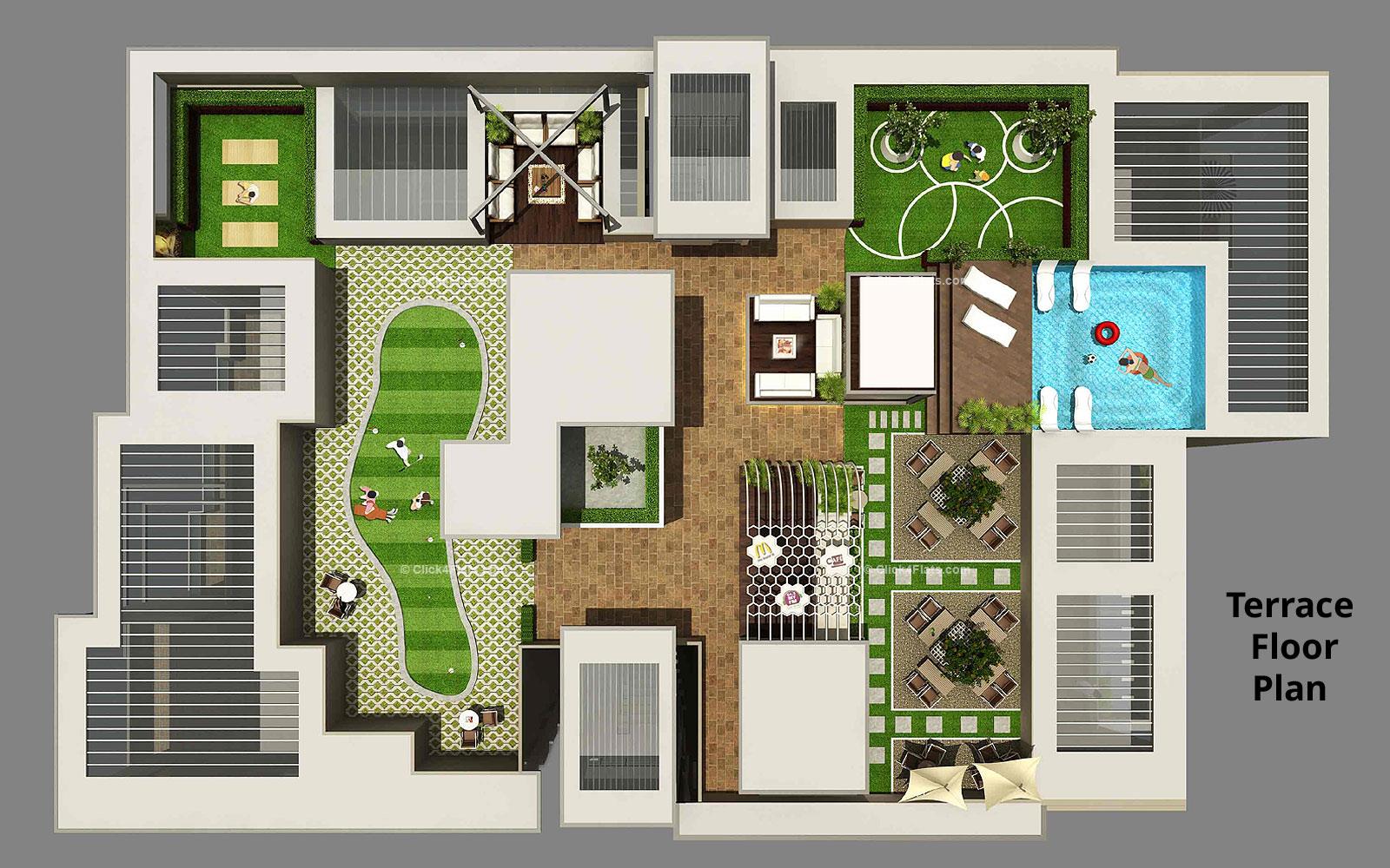 The Park Central Terrace Floor Plan