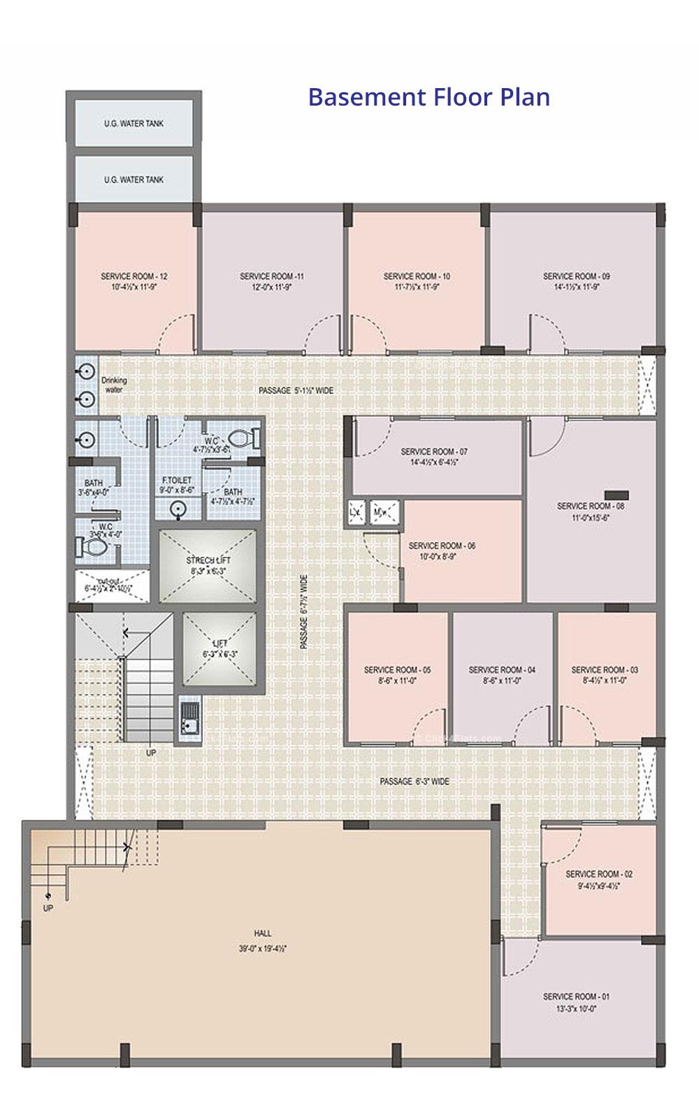 Pearl Blossom Basement Floor Plan