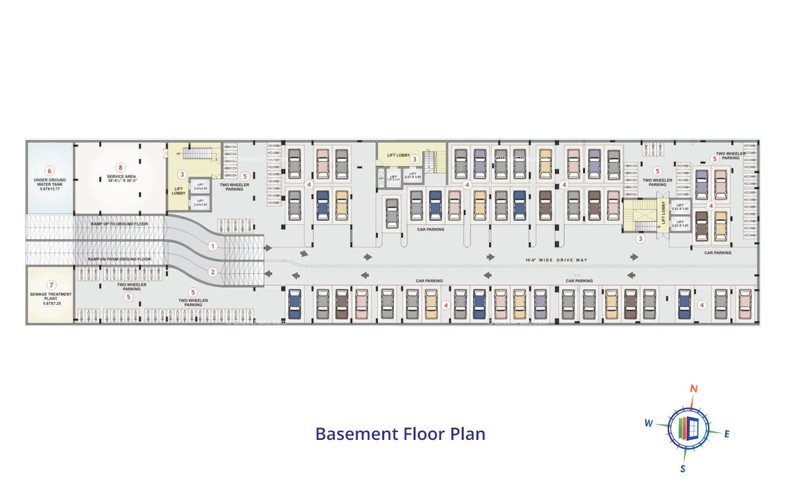 Felicity Emerald Basement Floor Plan