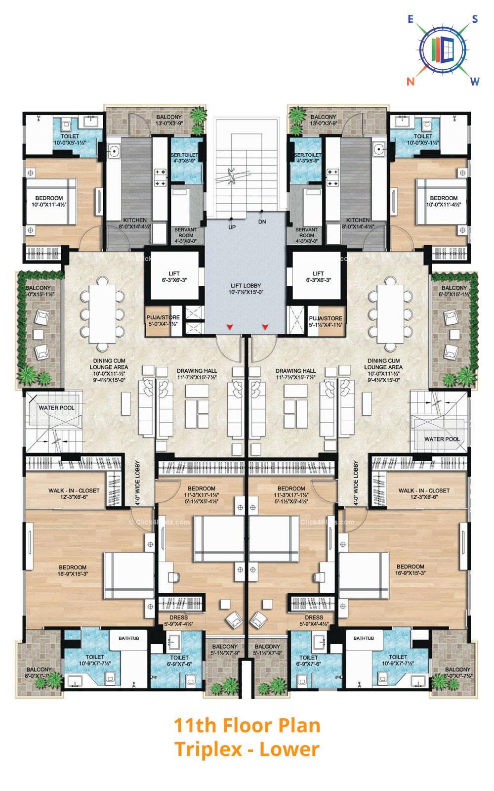 Aralyas 11th Floor Plan