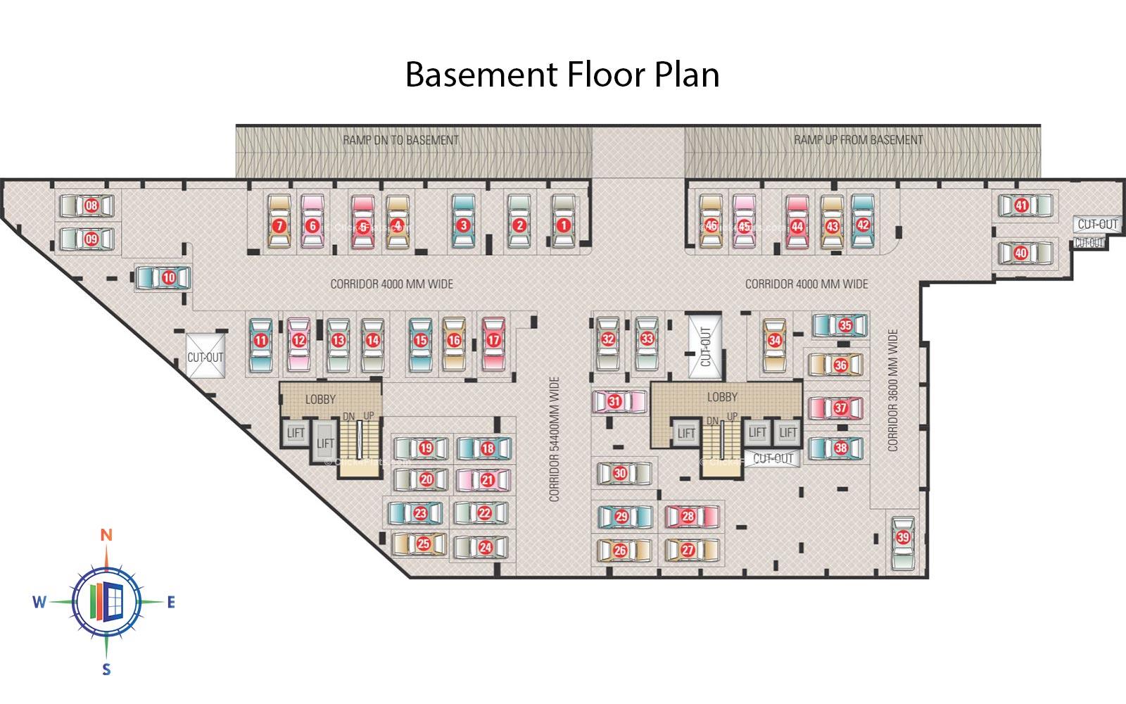 Sunshine Prime Basement Floor Plan