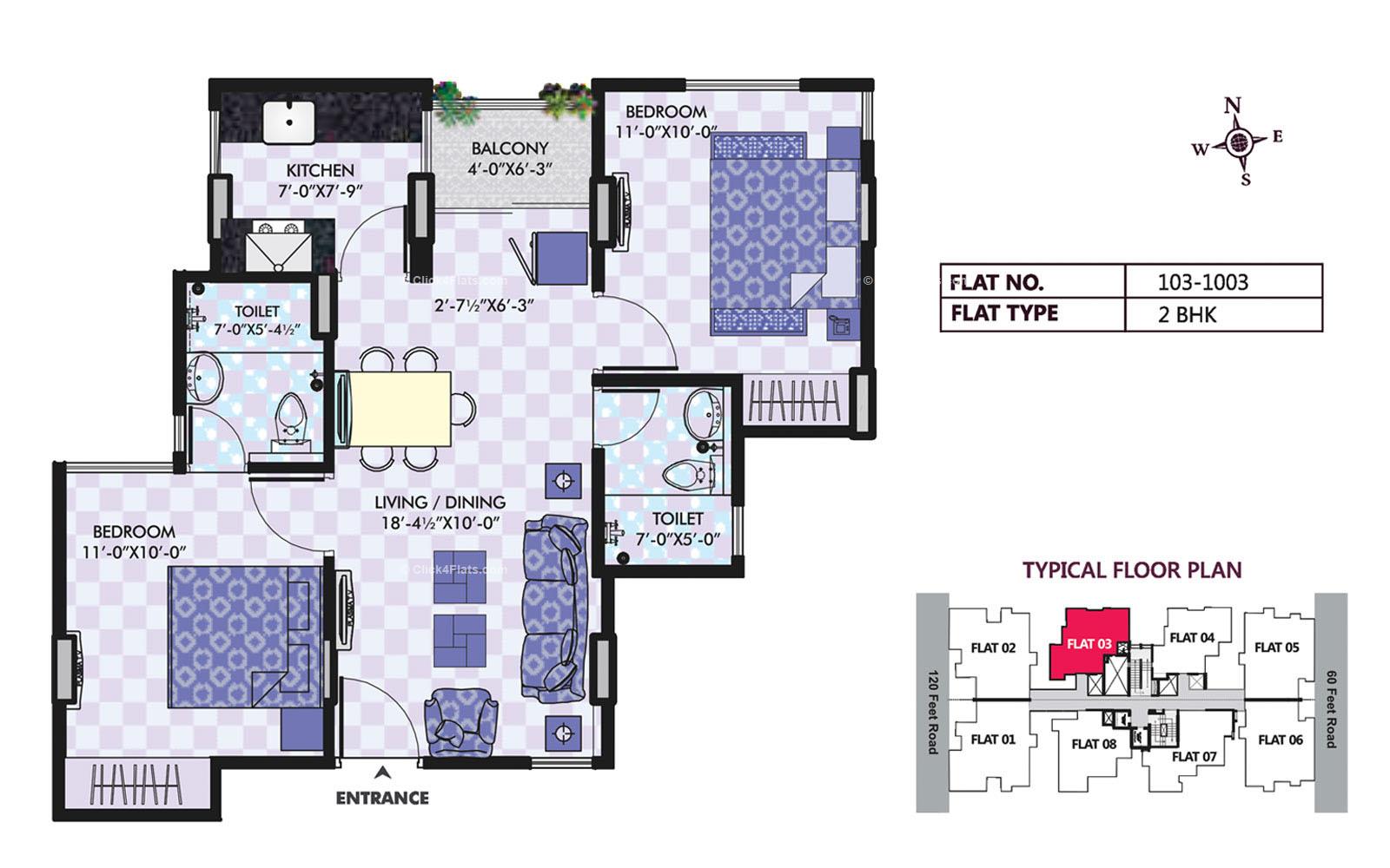 Upasna Sagar Vedas 2 BHK 