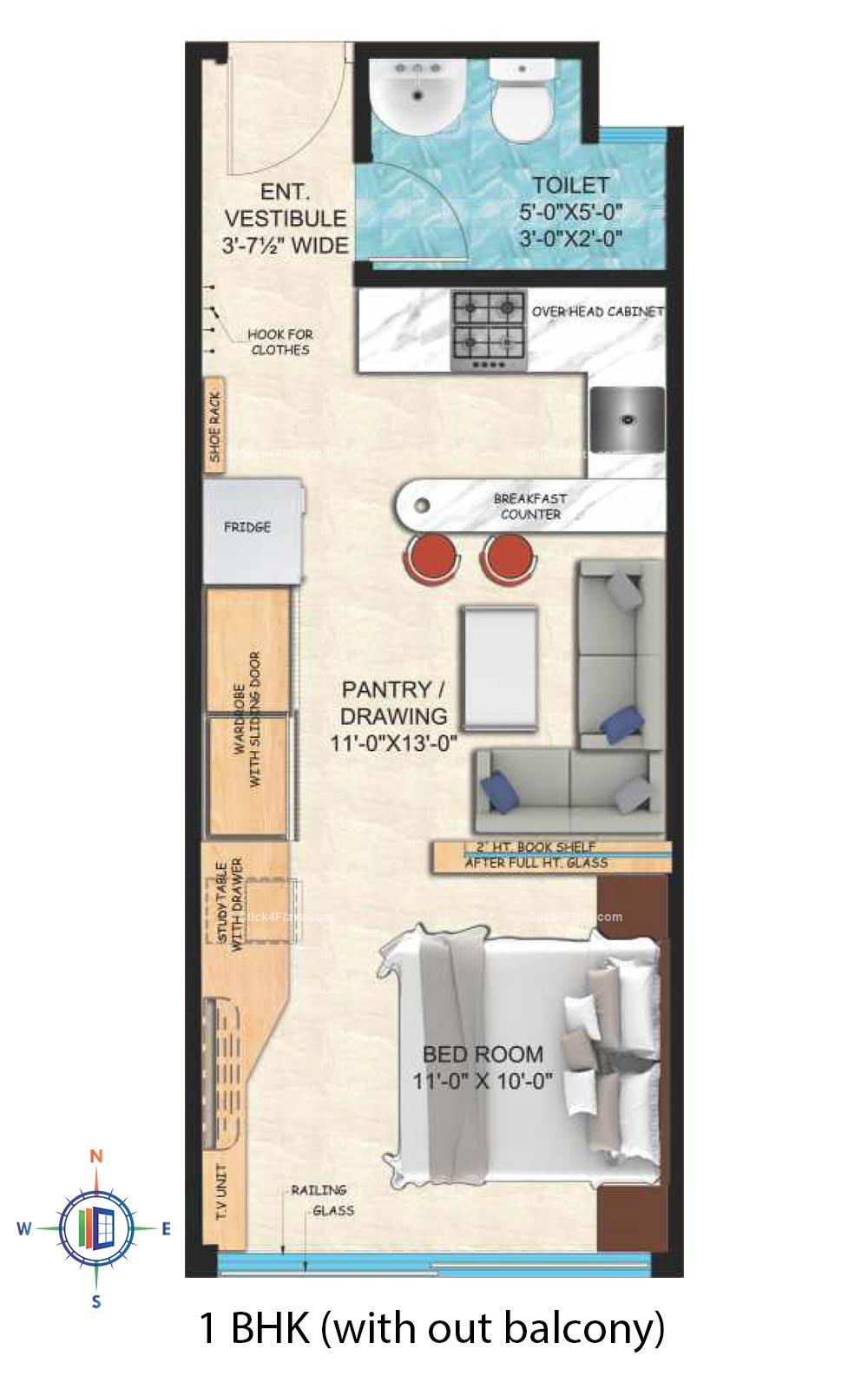 Upasana First Avenue 1 BHK 