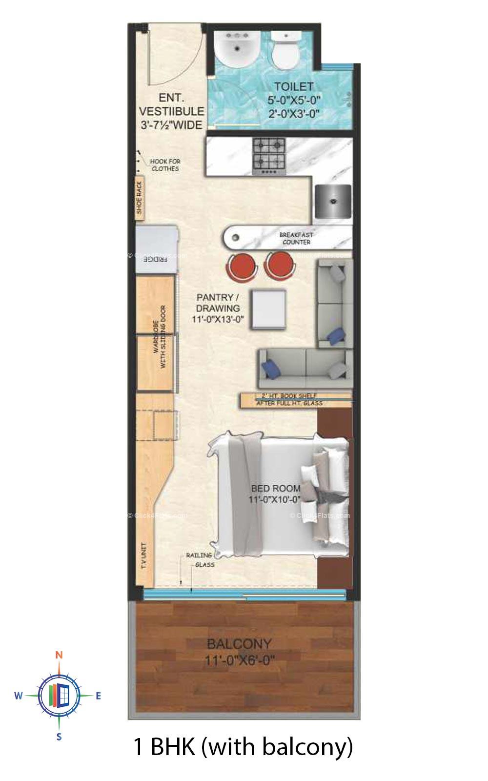 Upasana First Avenue 1 BHK 