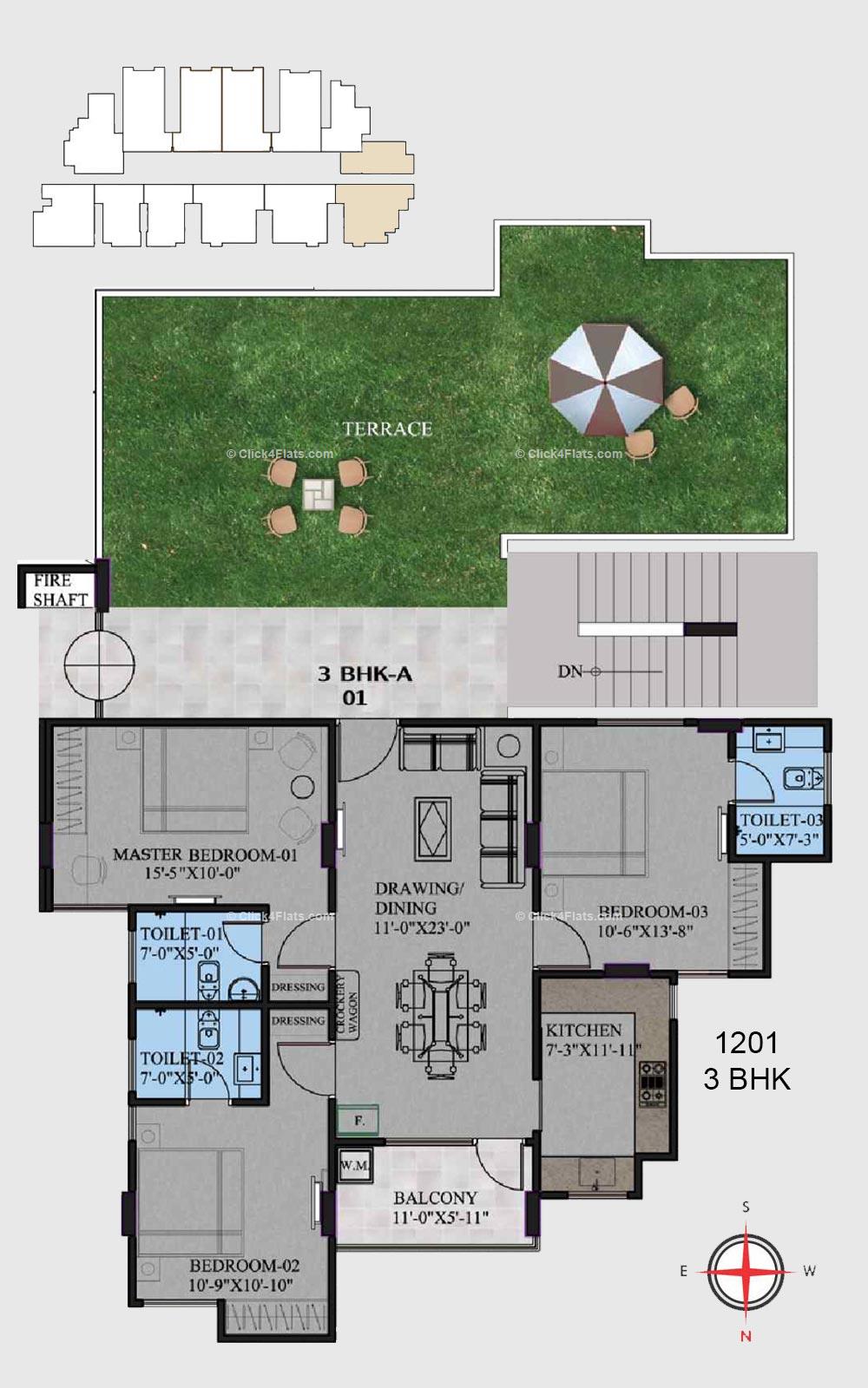 Acacia 3 BHK 