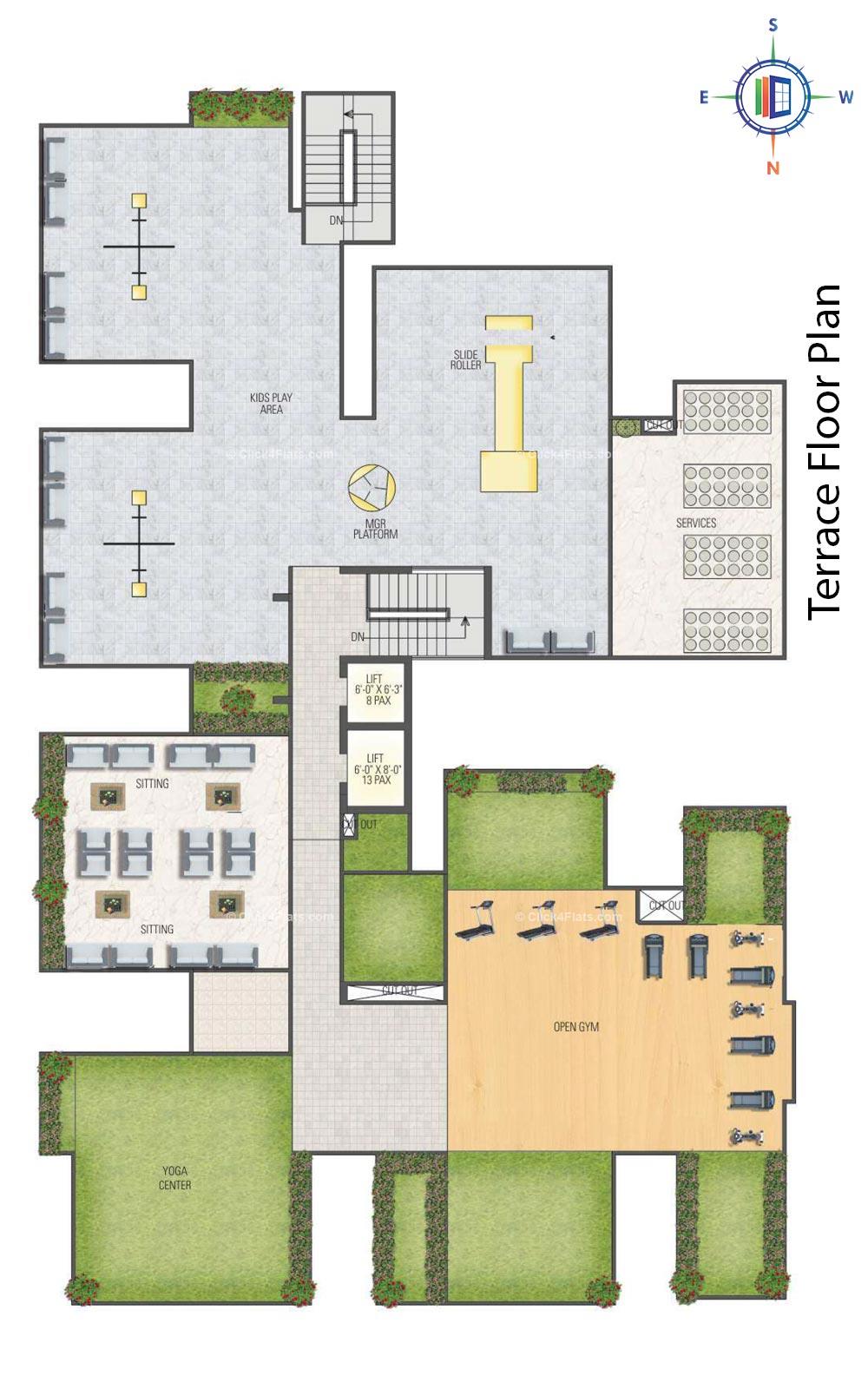 Sunshine Aditya Terrace Floor Plan