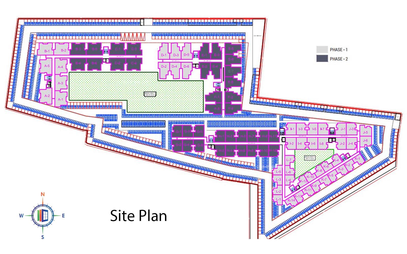 Ahana Smart Residency Site Plan