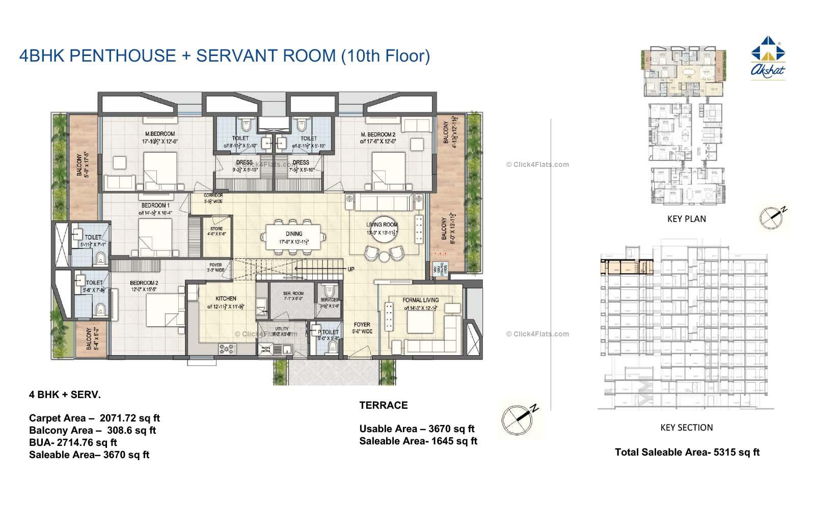 Akshat Durlabh 4 BHK 5315 square feet