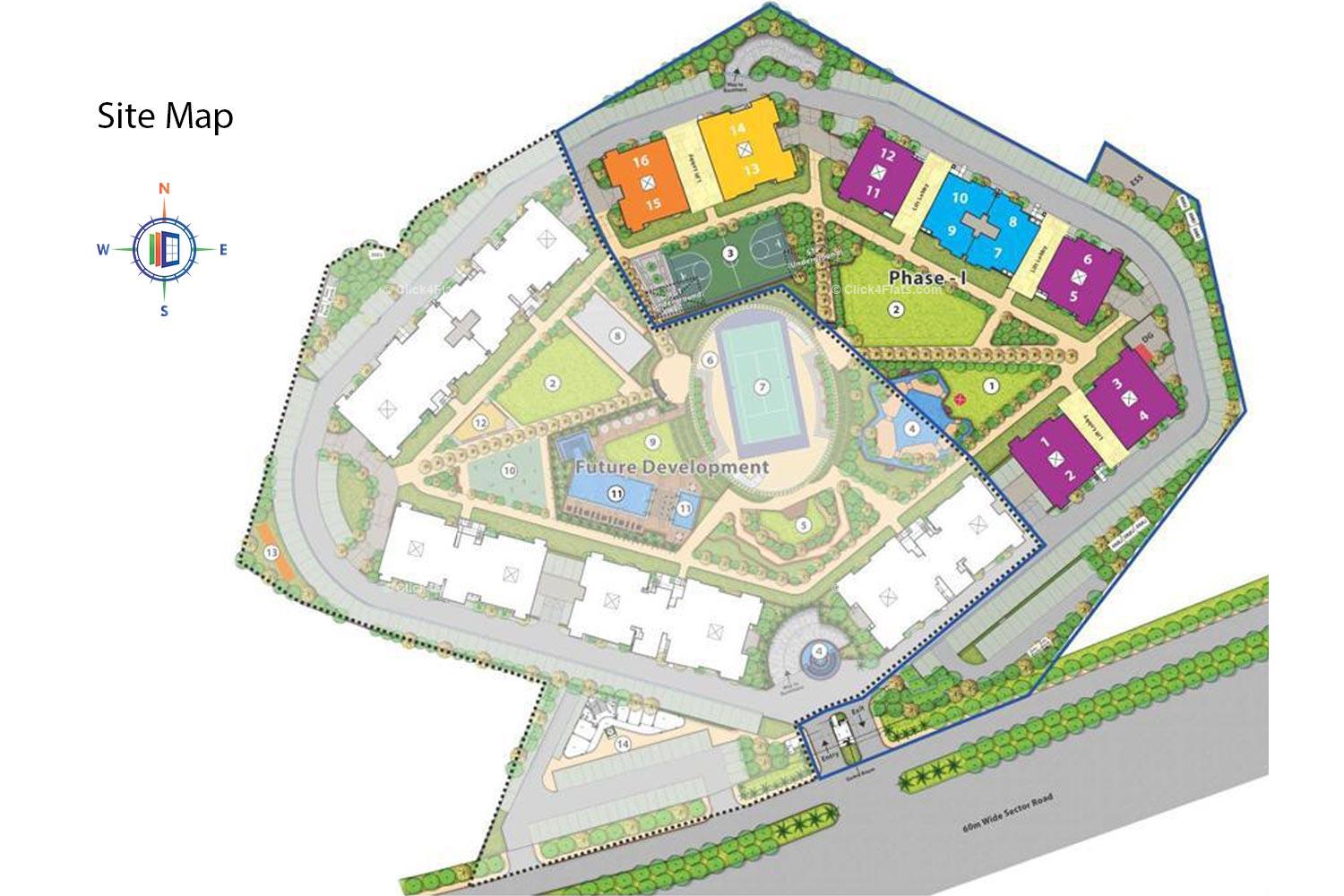 Ashiana Amantran Site Plan