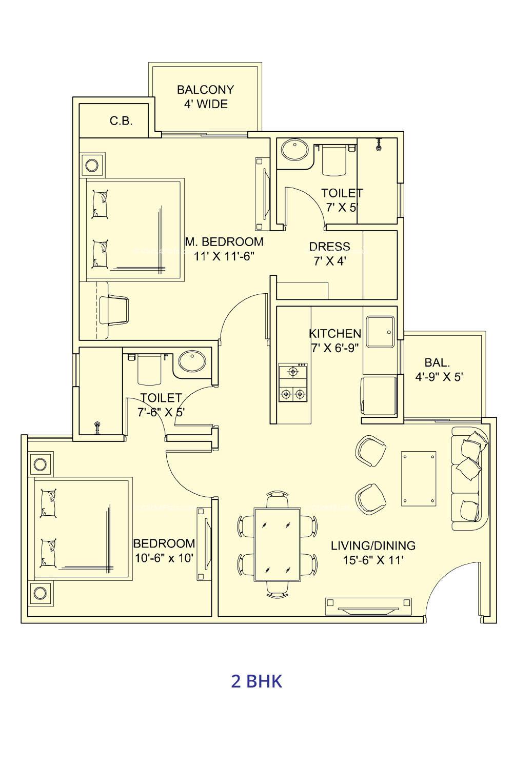 ARG Ananta 2 BHK 