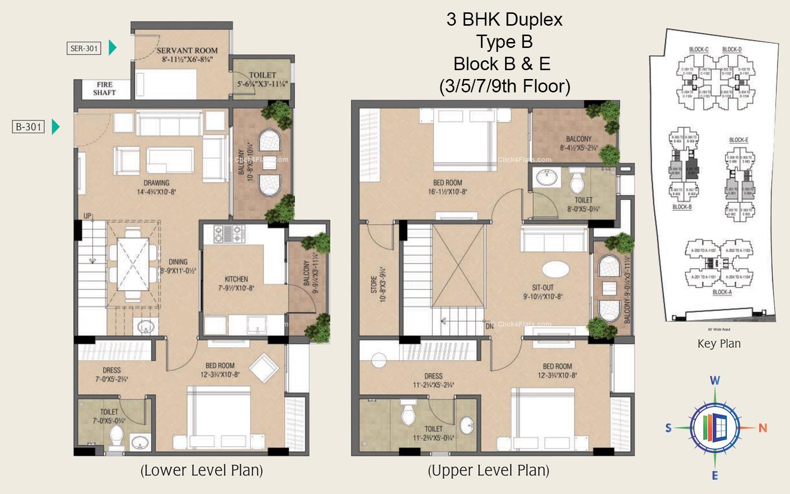 Trimurty Ariana 3 BHK 