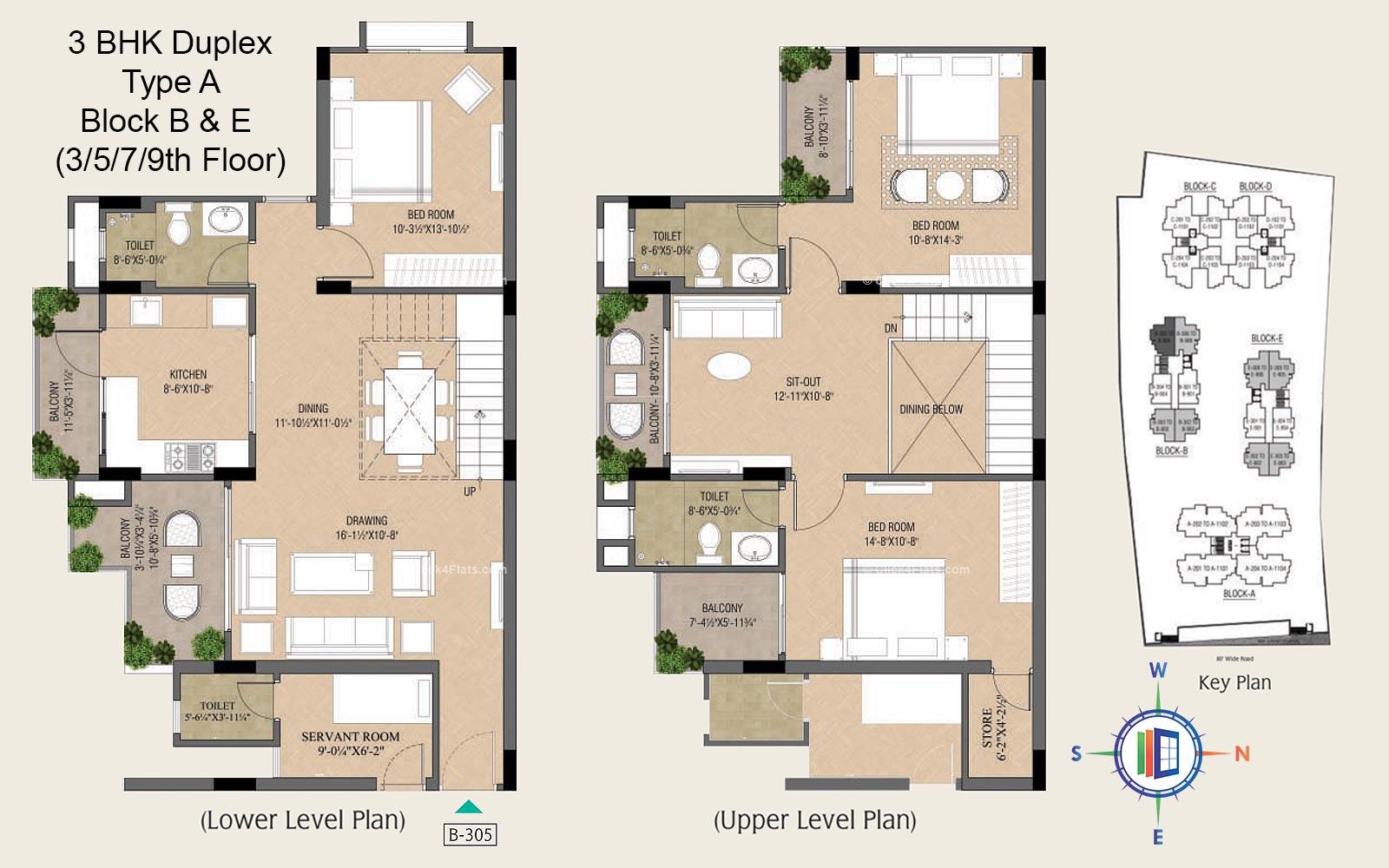 Trimurty Ariana 3 BHK 