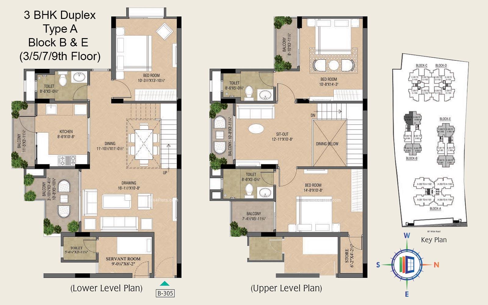 Trimurty Ariana 3 BHK 