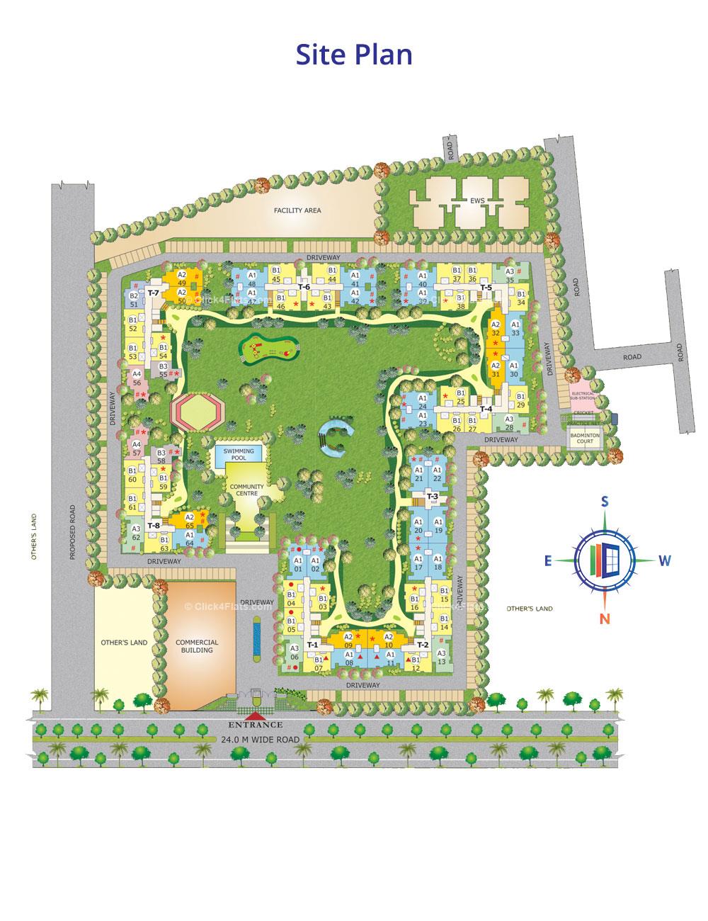 Ashiana Greens Site Plan