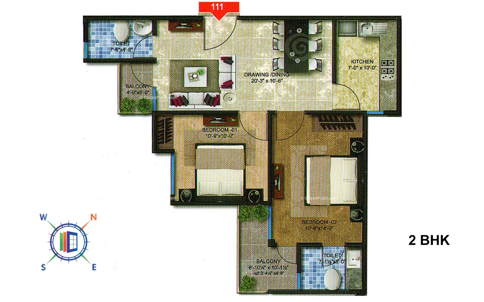 Avana 2 BHK 