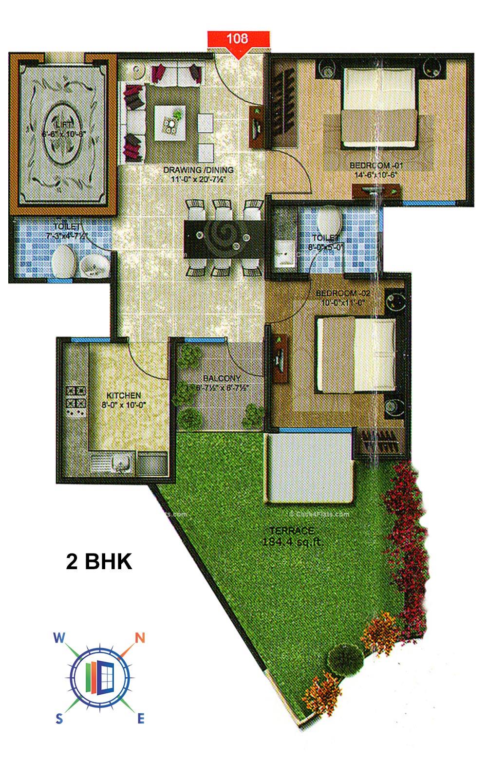 Avana 2 BHK 