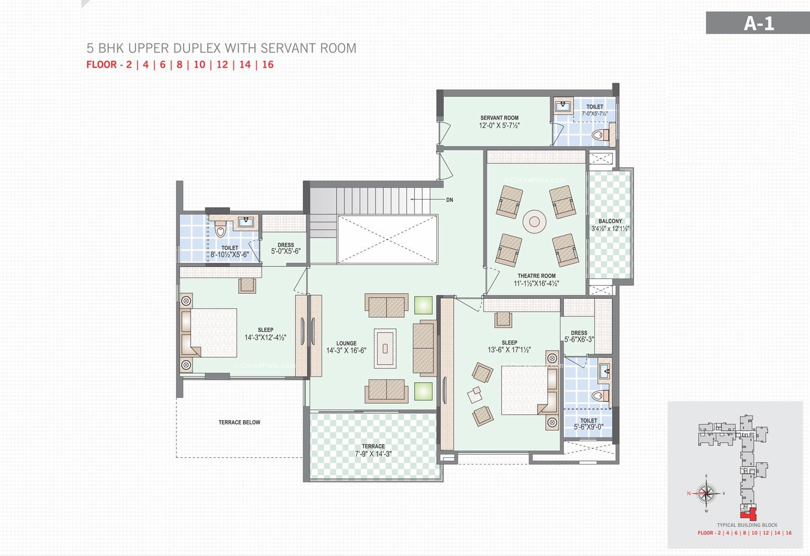 Felicity Roongtas Aventura 5 BHK 