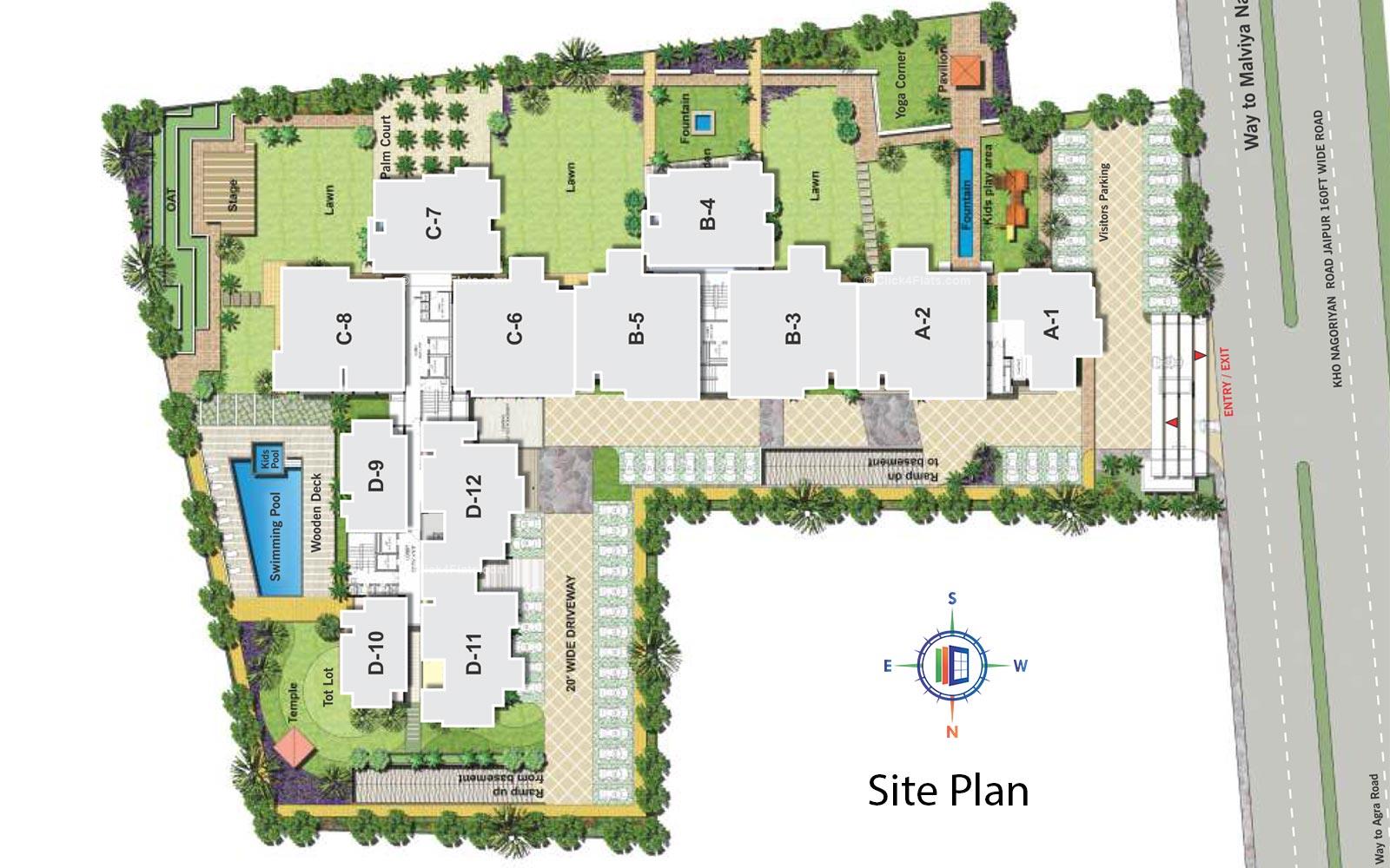 Felicity Roongtas Aventura Site Plan