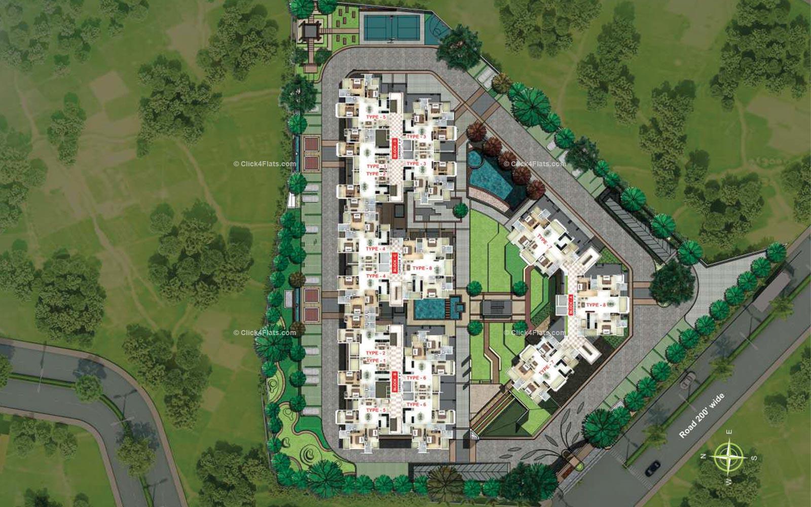 Cedar Luxuria Typical Floor Plan