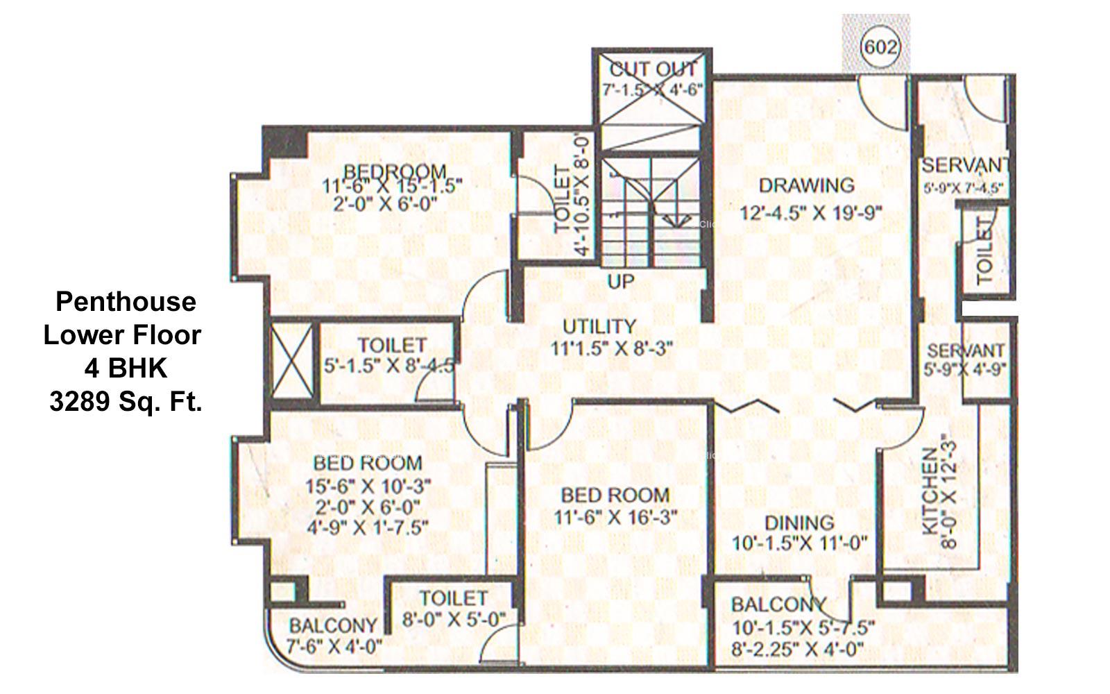 City Pulse 4 BHK 