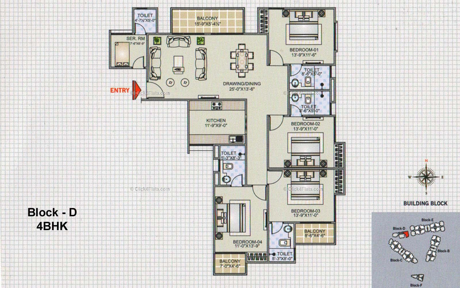 Park Regency 4 BHK 