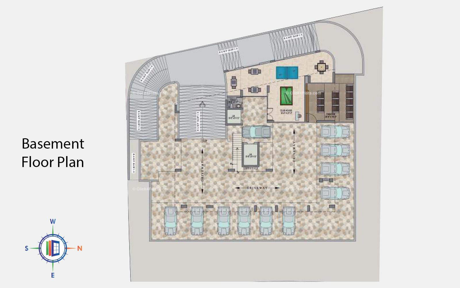 Devkrishnam Basement Floor Plan