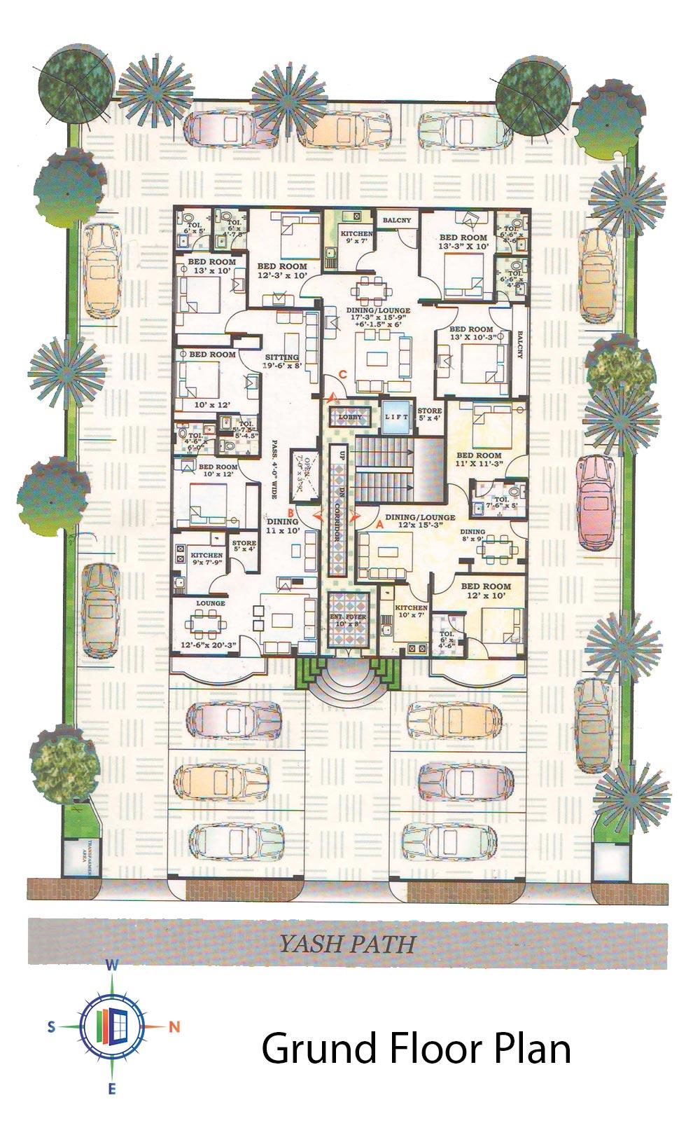 Embassy Park Ground Floor Plan