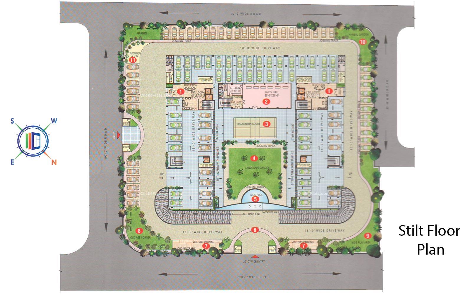 Euro Exotica Stilt Floor Plan