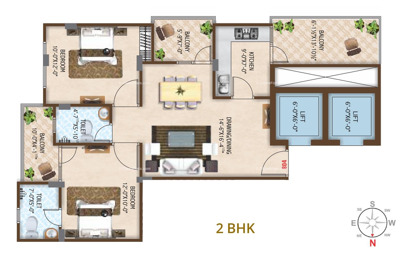 Festiva 2 BHK 