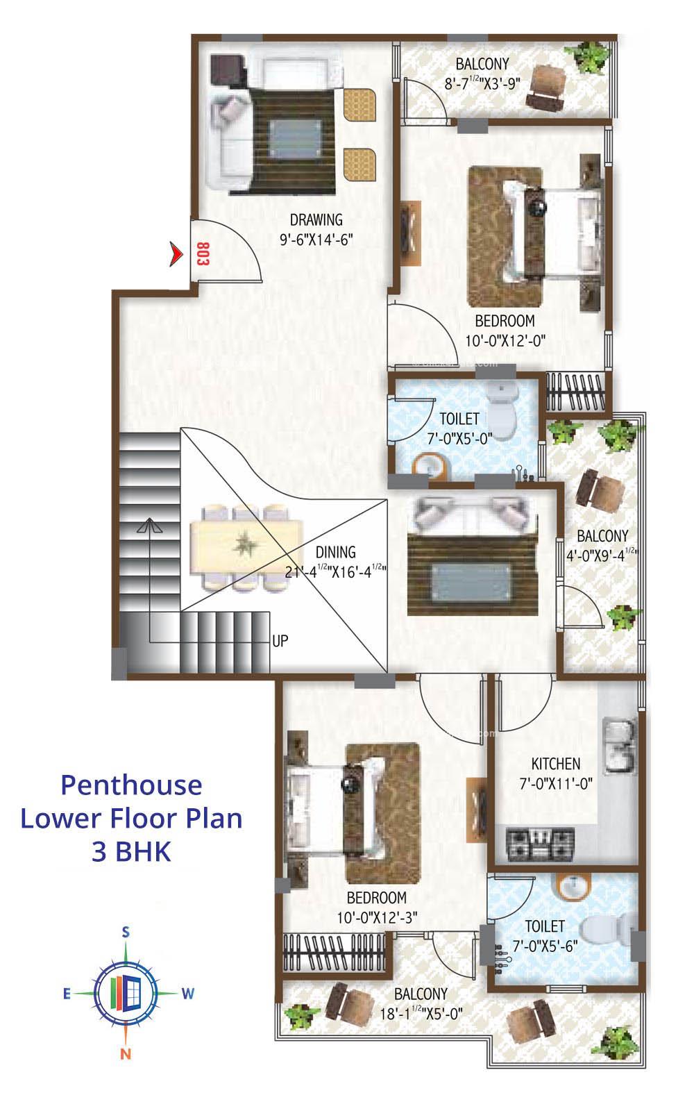 Festiva 3 BHK 