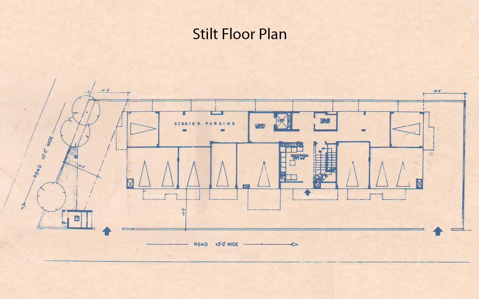 Giriraj Apartments Stilt Floor Plan