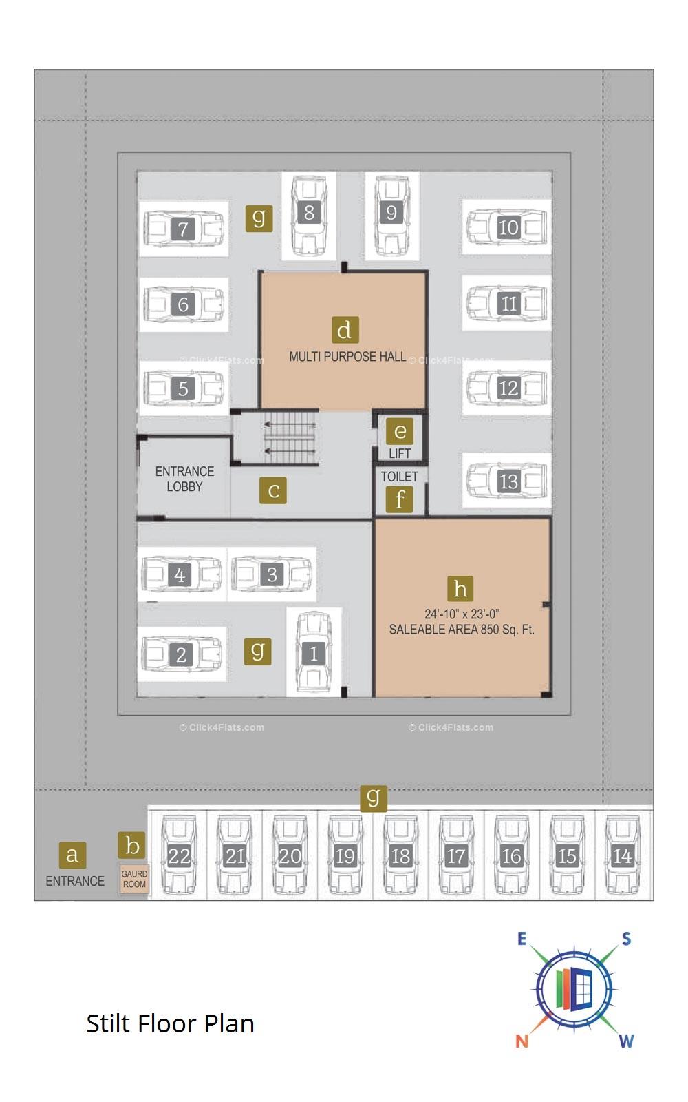 Kauls Gloria Stilt Floor Plan