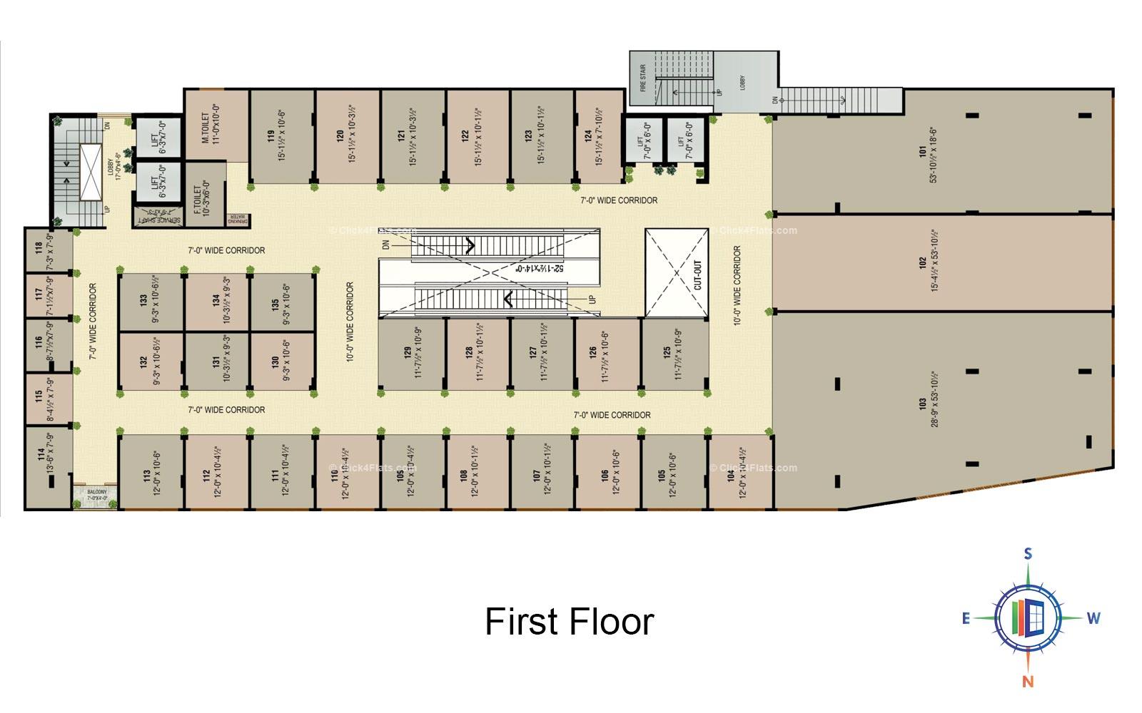 Golden Leaf First Floor Plan