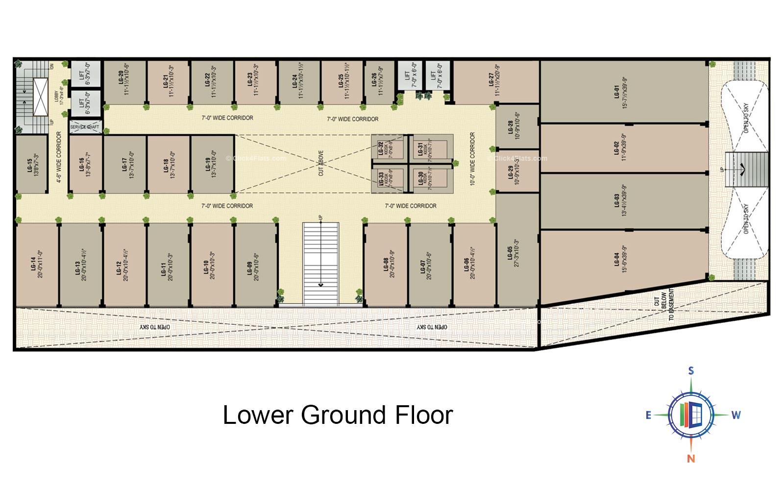 Golden Leaf Lower Ground Floor Plan