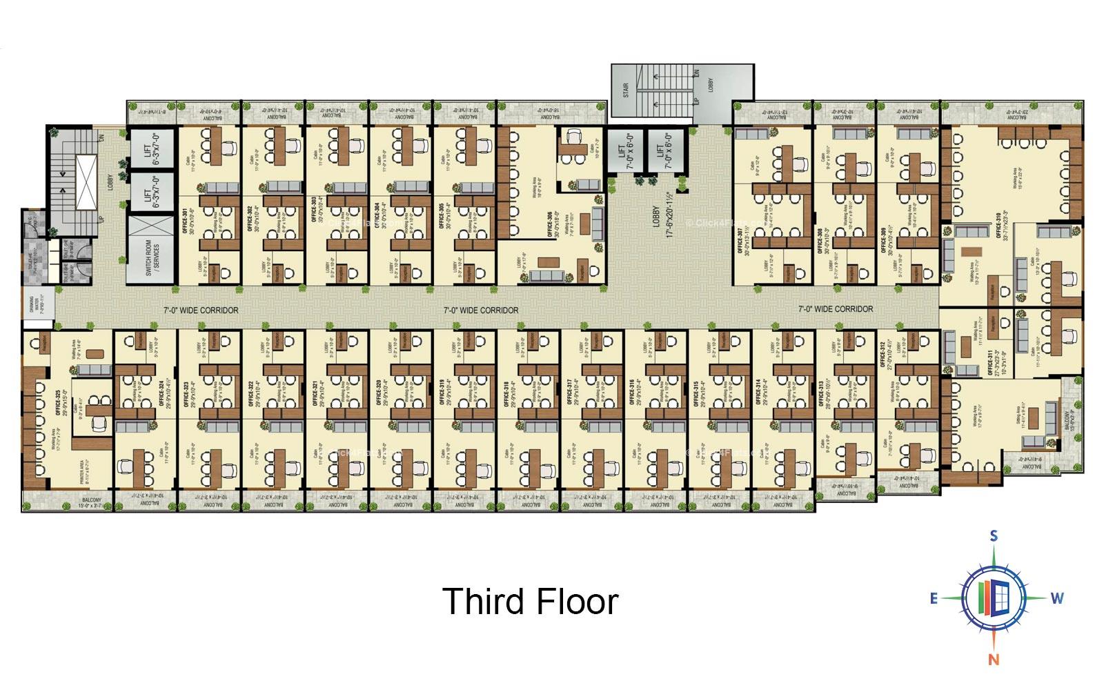 Golden Leaf Third Floor Plan