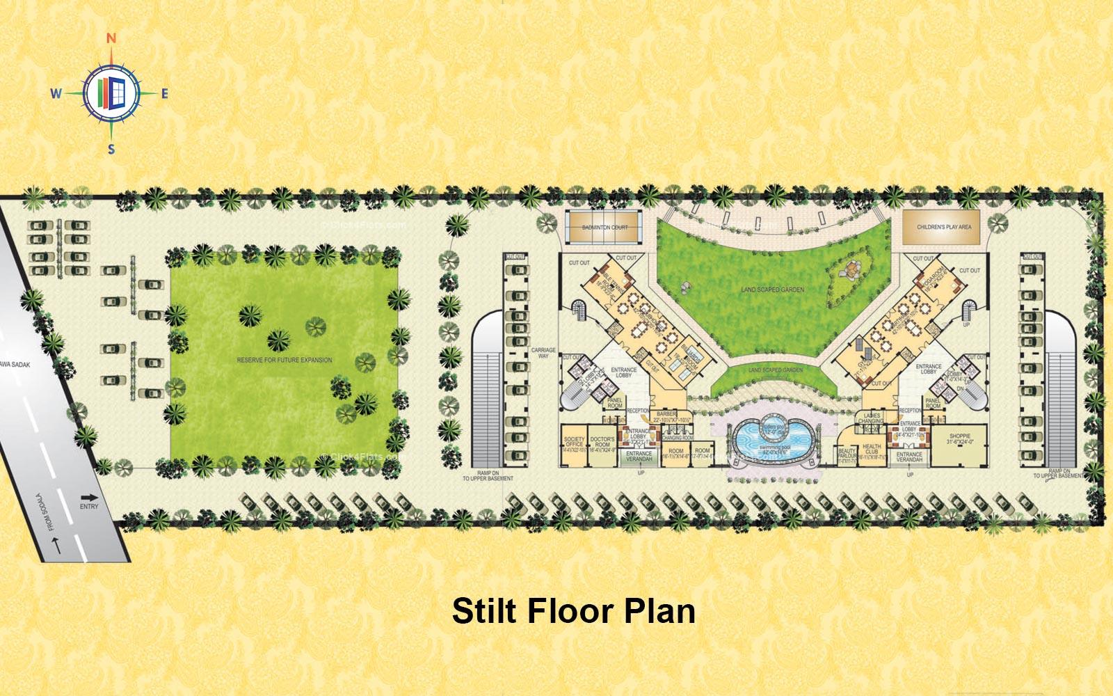 The Grand Geejgarh Stilt Floor Plan