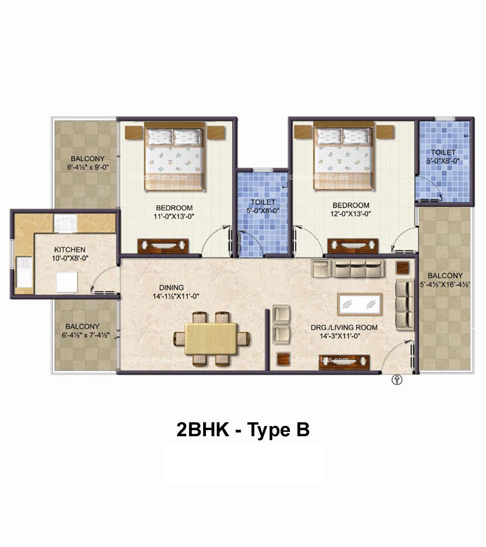 Samriddhi Seven Heaven 2 BHK 