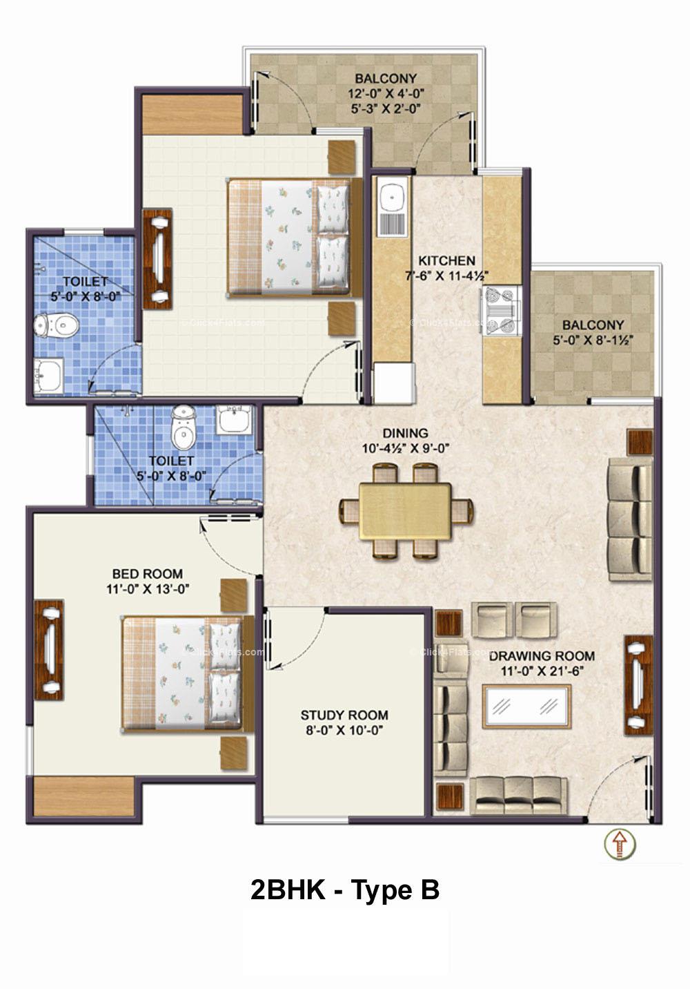 Samriddhi Seven Heaven 2 BHK 