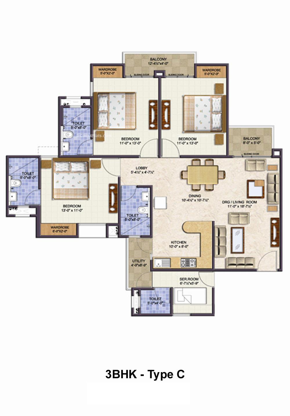 Samriddhi Seven Heaven 3 BHK 
