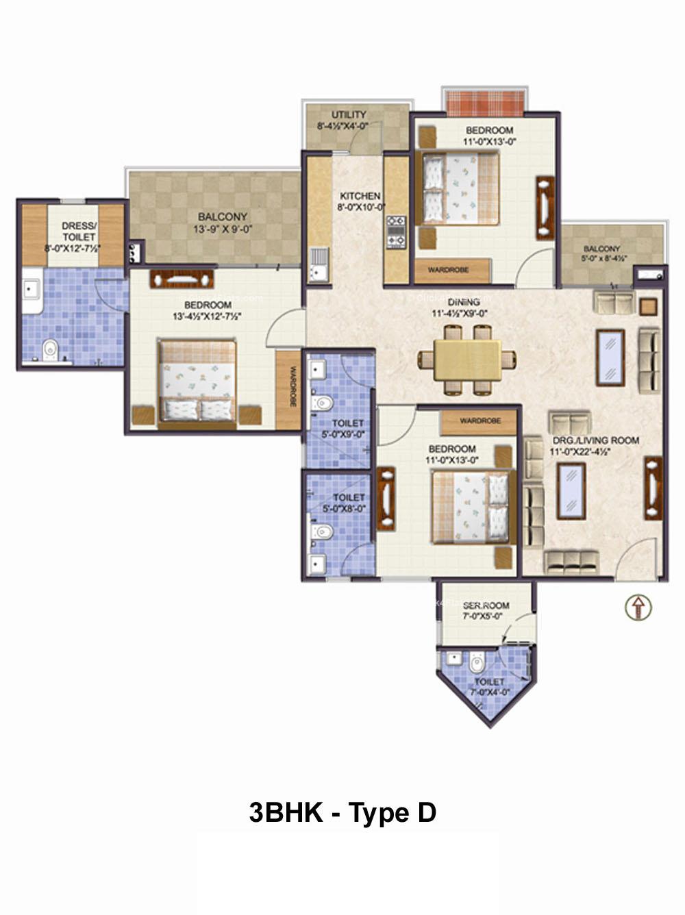 Samriddhi Seven Heaven 3 BHK 