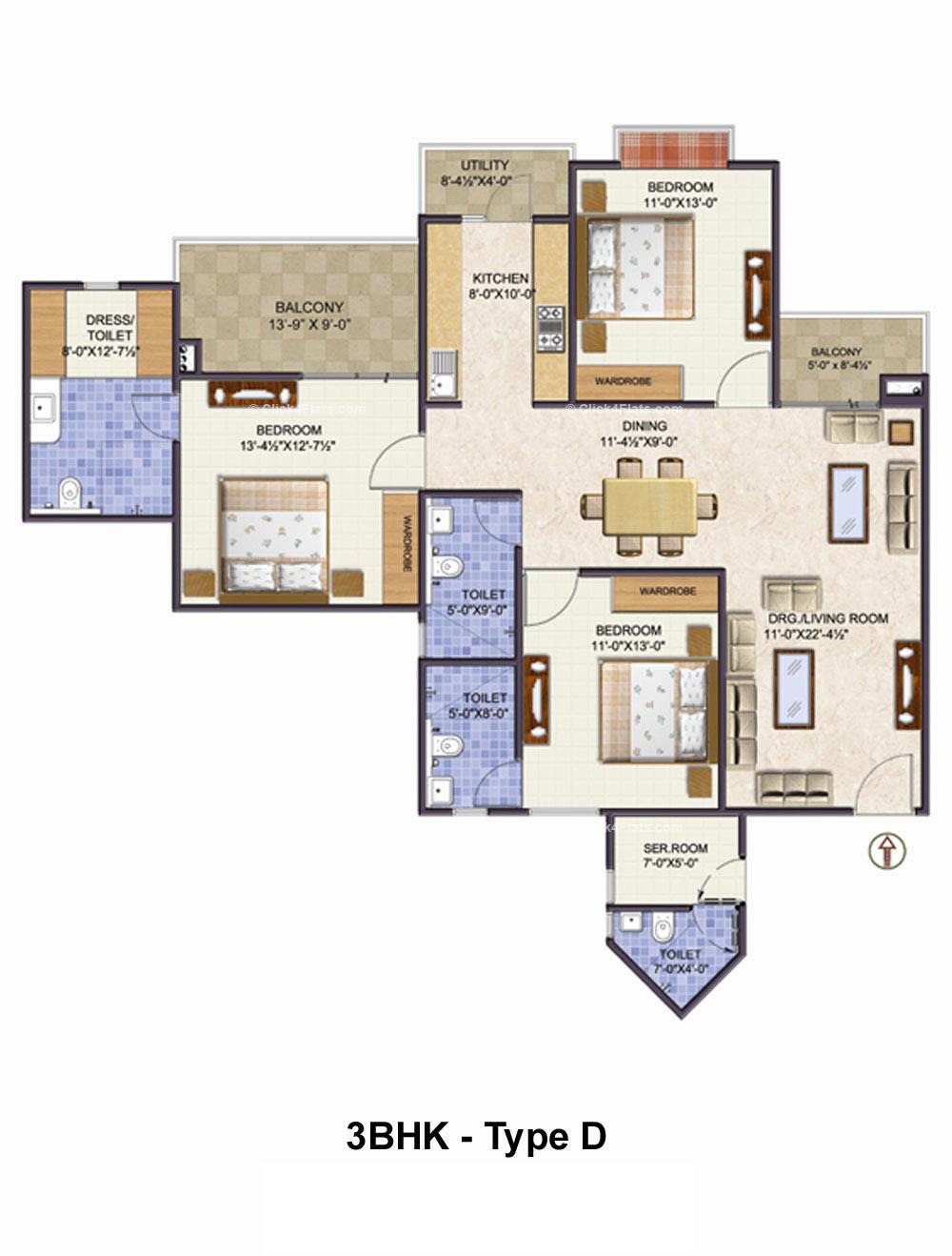 Samriddhi Seven Heaven 3 BHK 