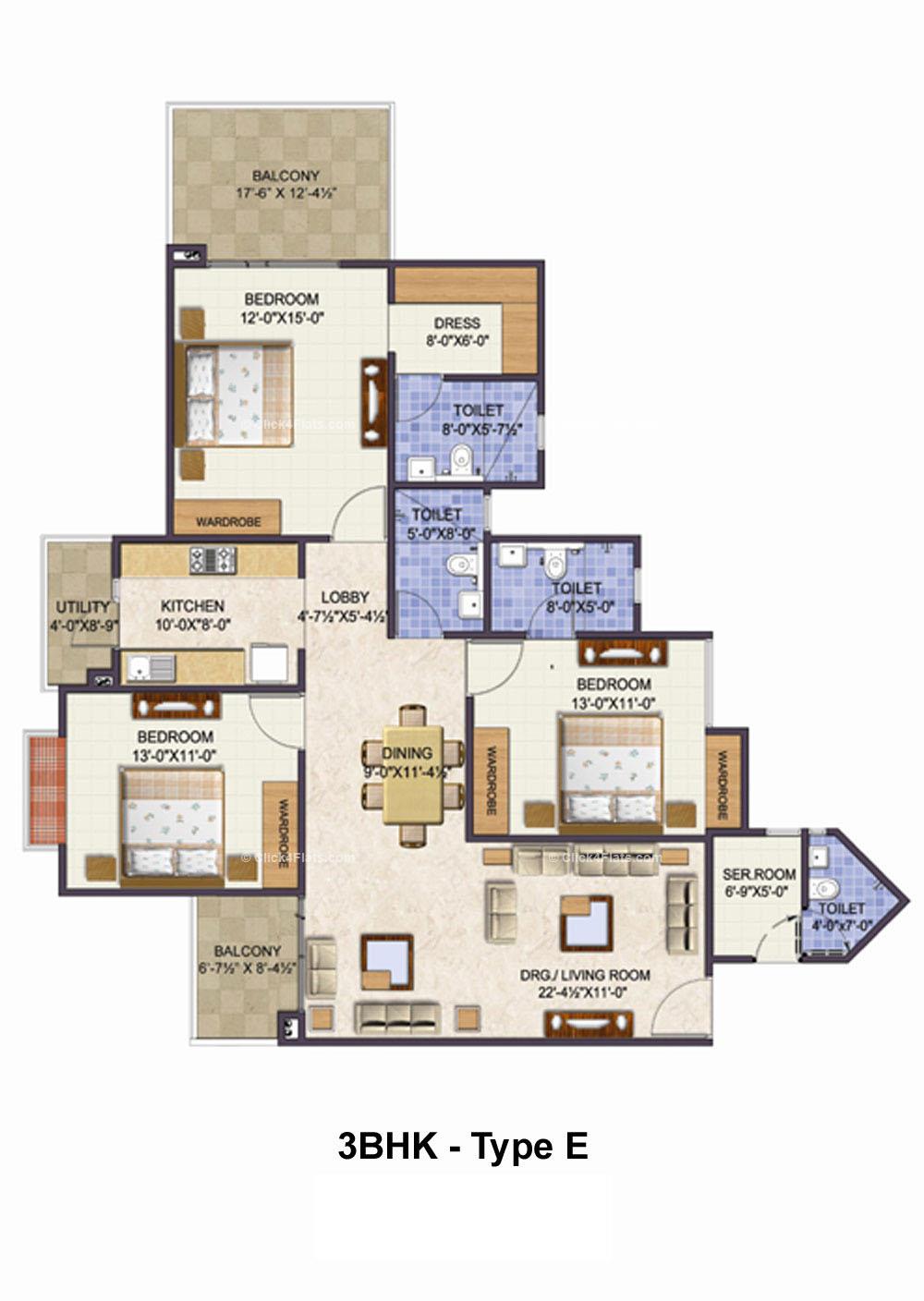 Samriddhi Seven Heaven 3 BHK 