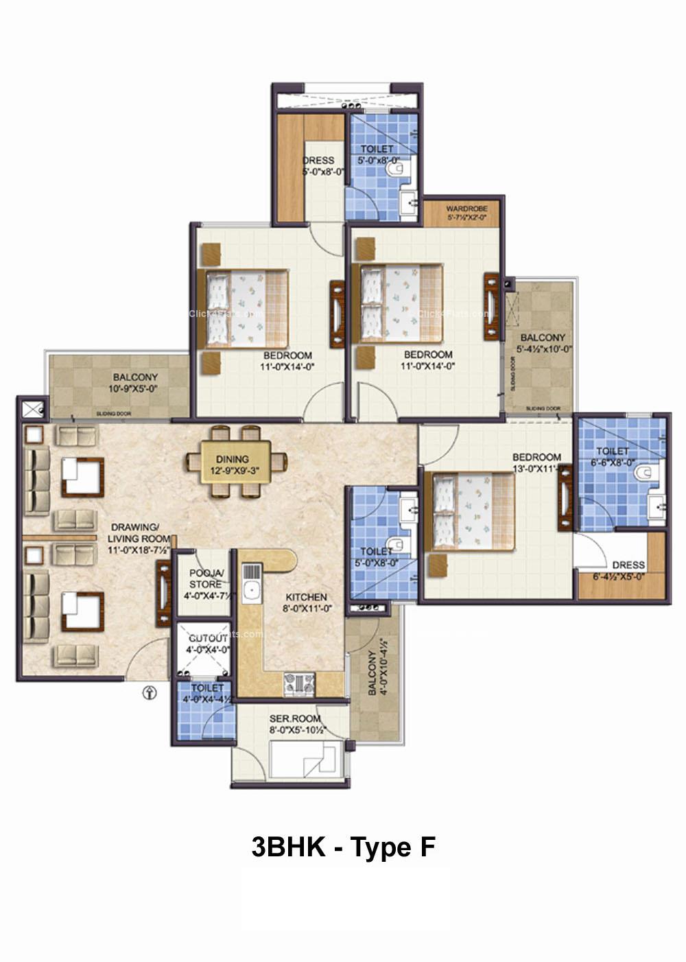 Samriddhi Seven Heaven 3 BHK 