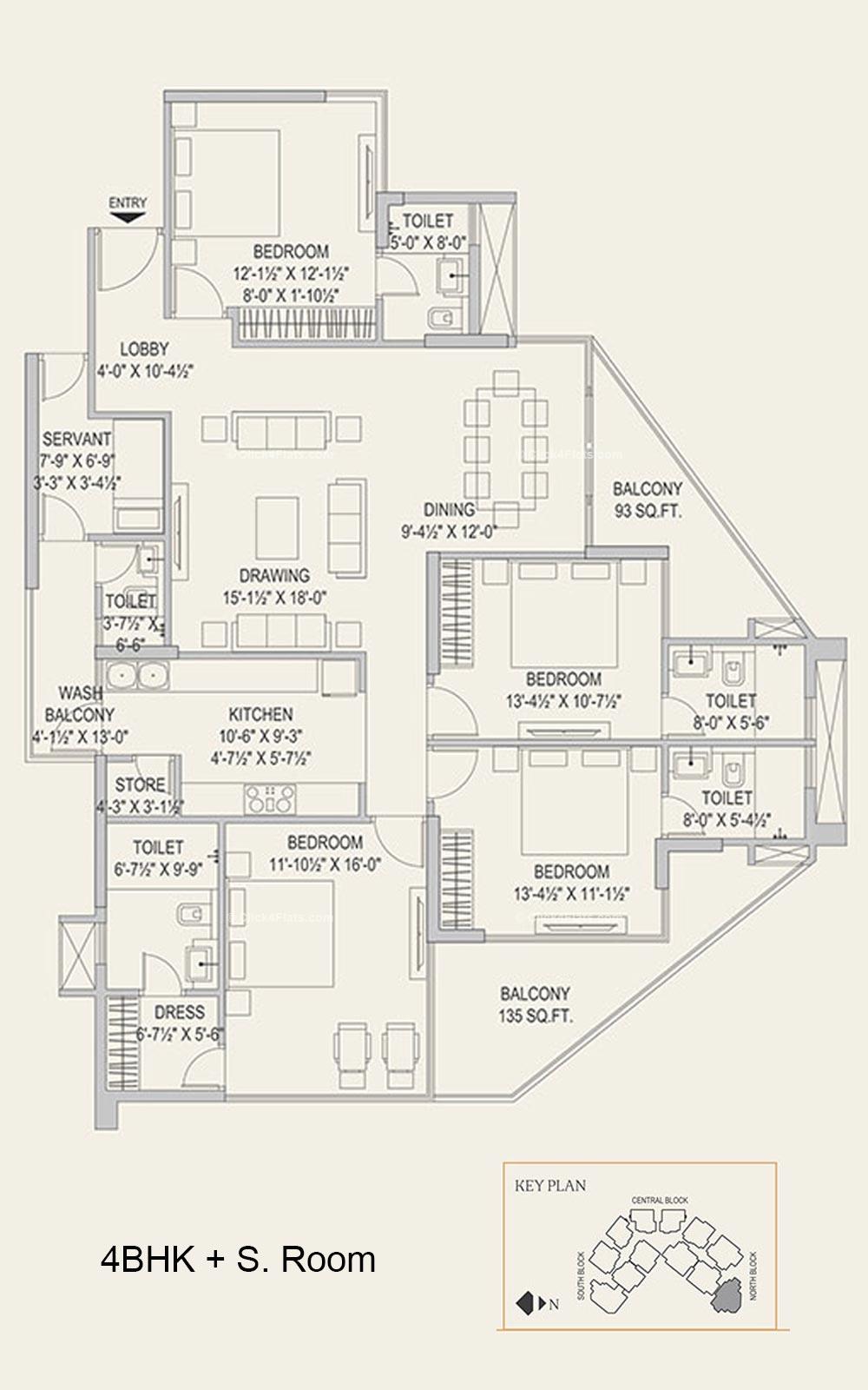 IS Paradise 4 BHK 