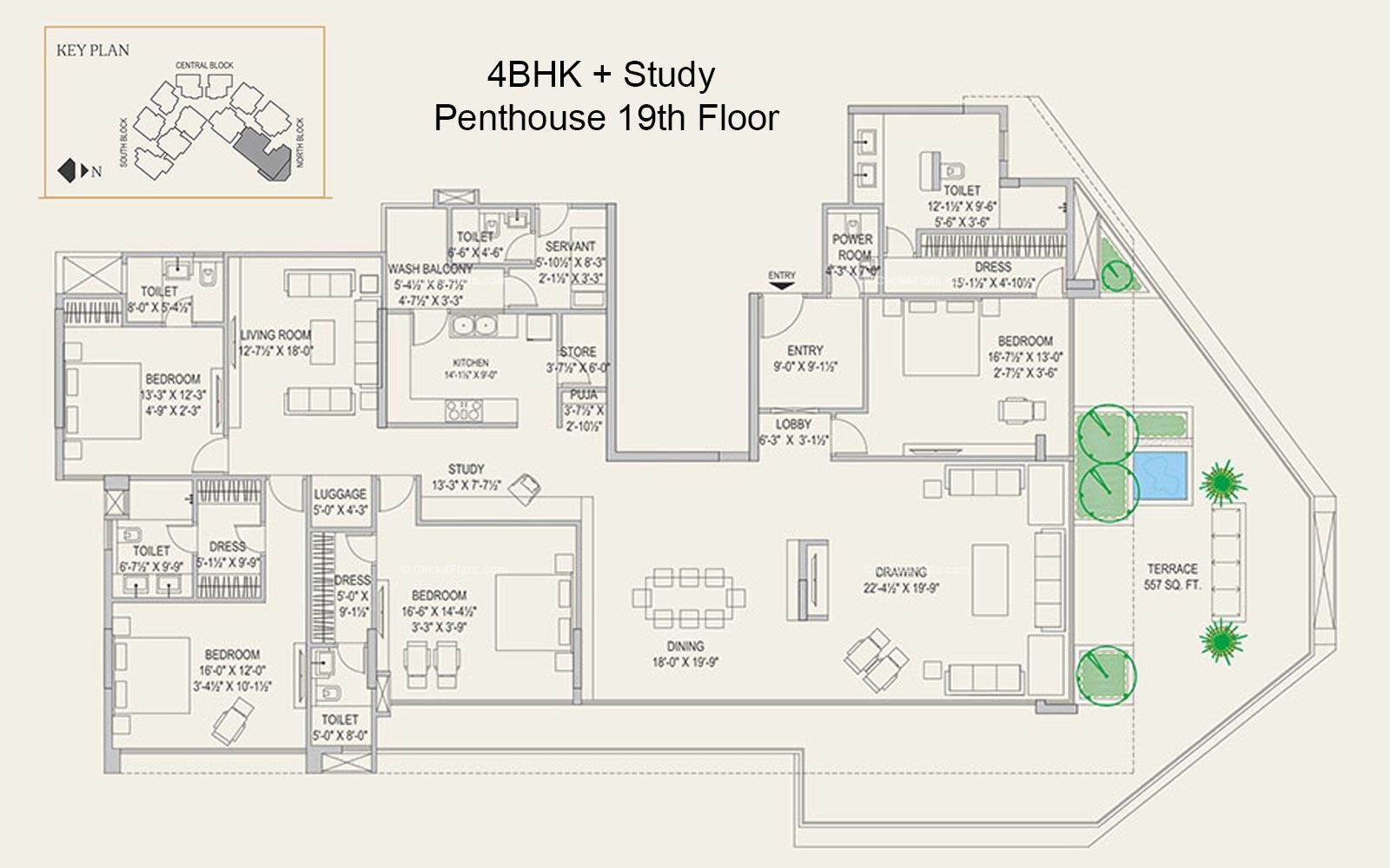 IS Paradise 4 BHK 