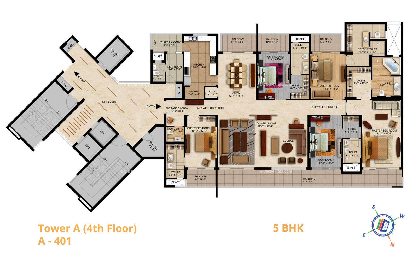 Jewel of India 5 BHK 4995 square feet