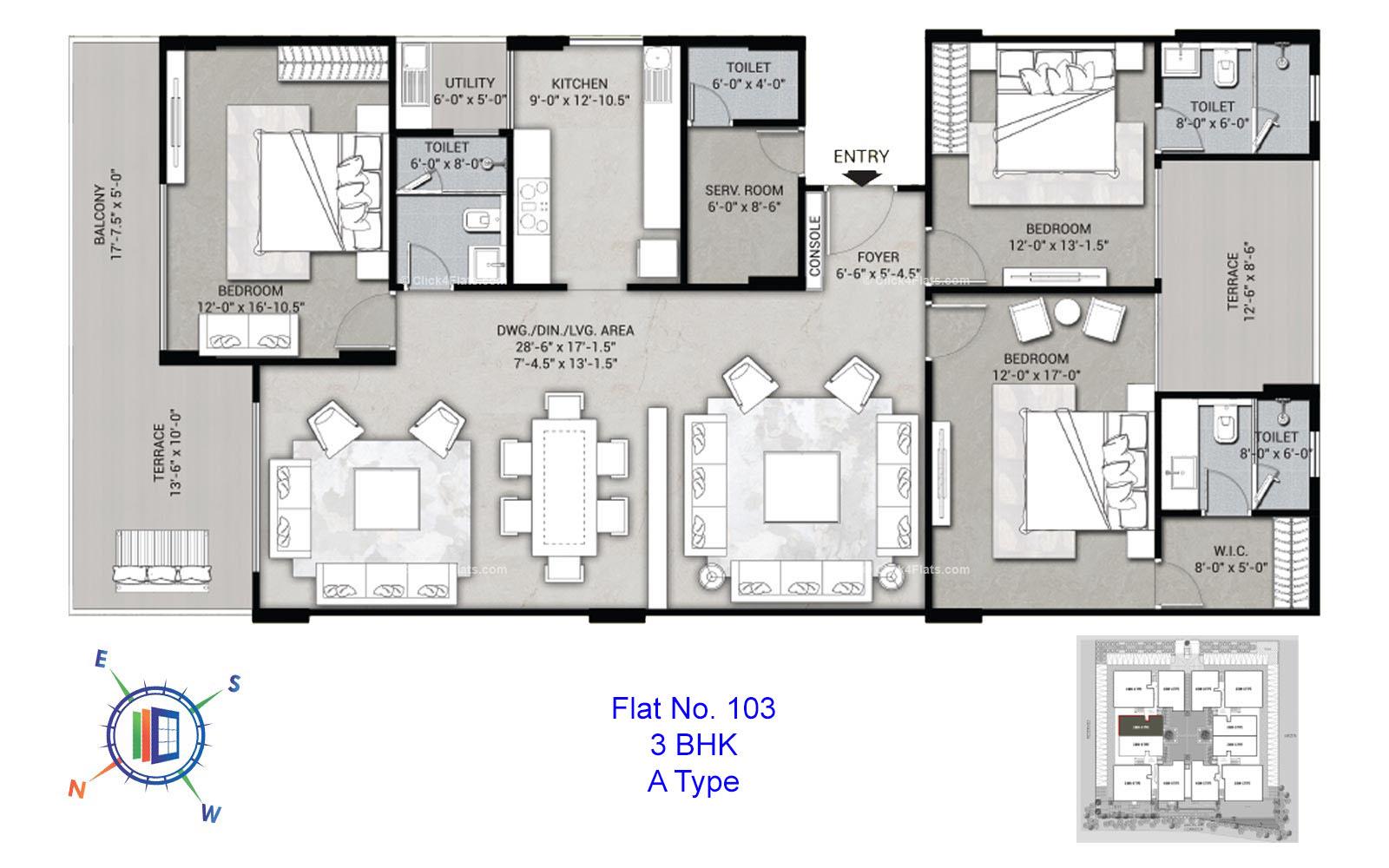 Jaypore 3 BHK 