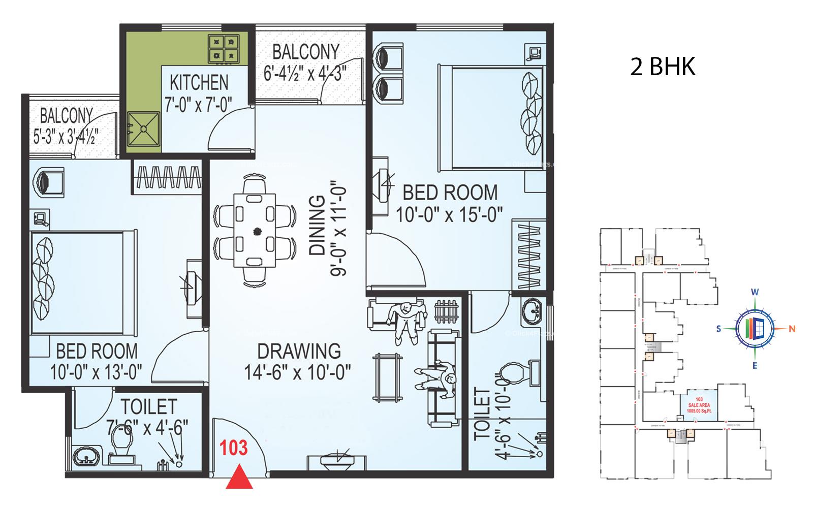 KarniKripa Homes 2 BHK 