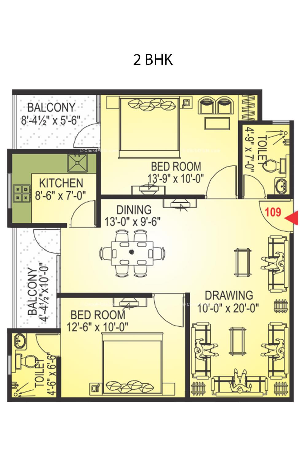 KarniKripa Homes 2 BHK 